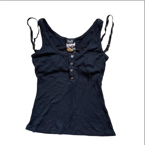 DOLCE & GABBANA LAYERED TANK TOP - Picture 1 of 4